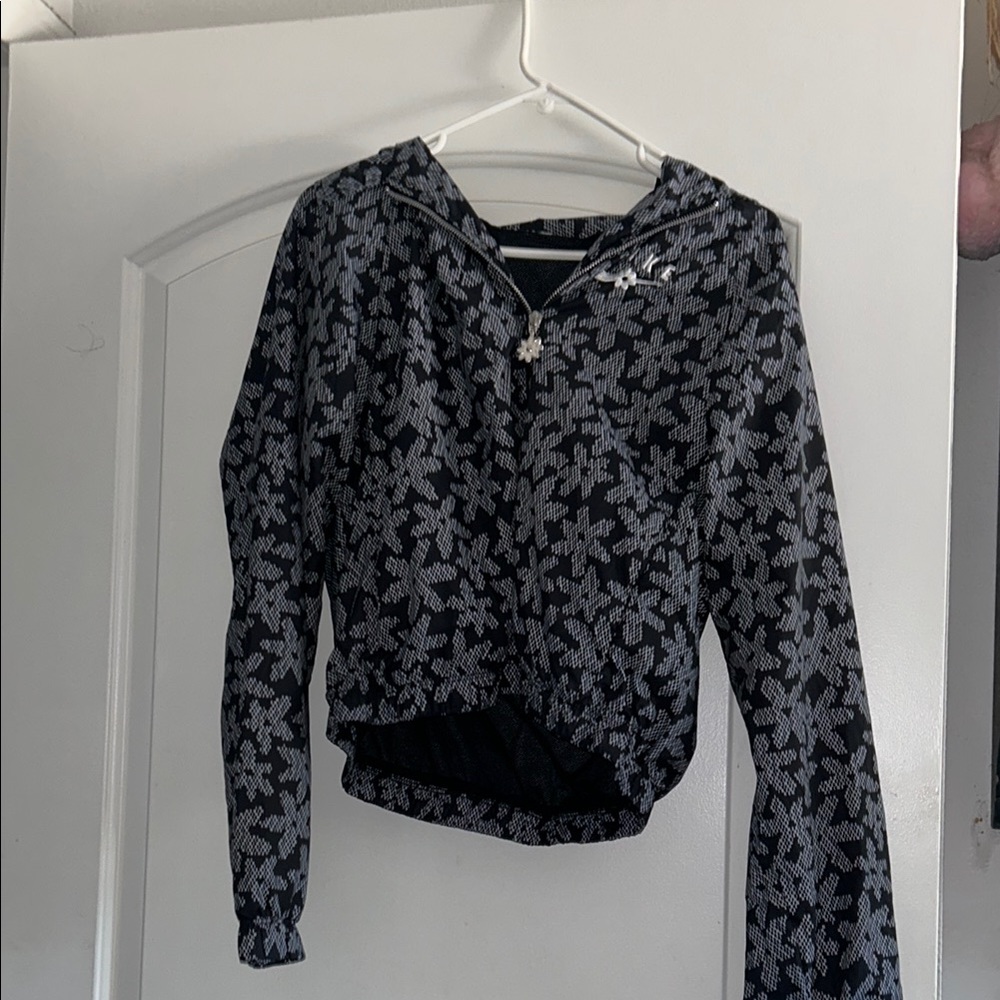 Nike Black and Gray Women's Jacket